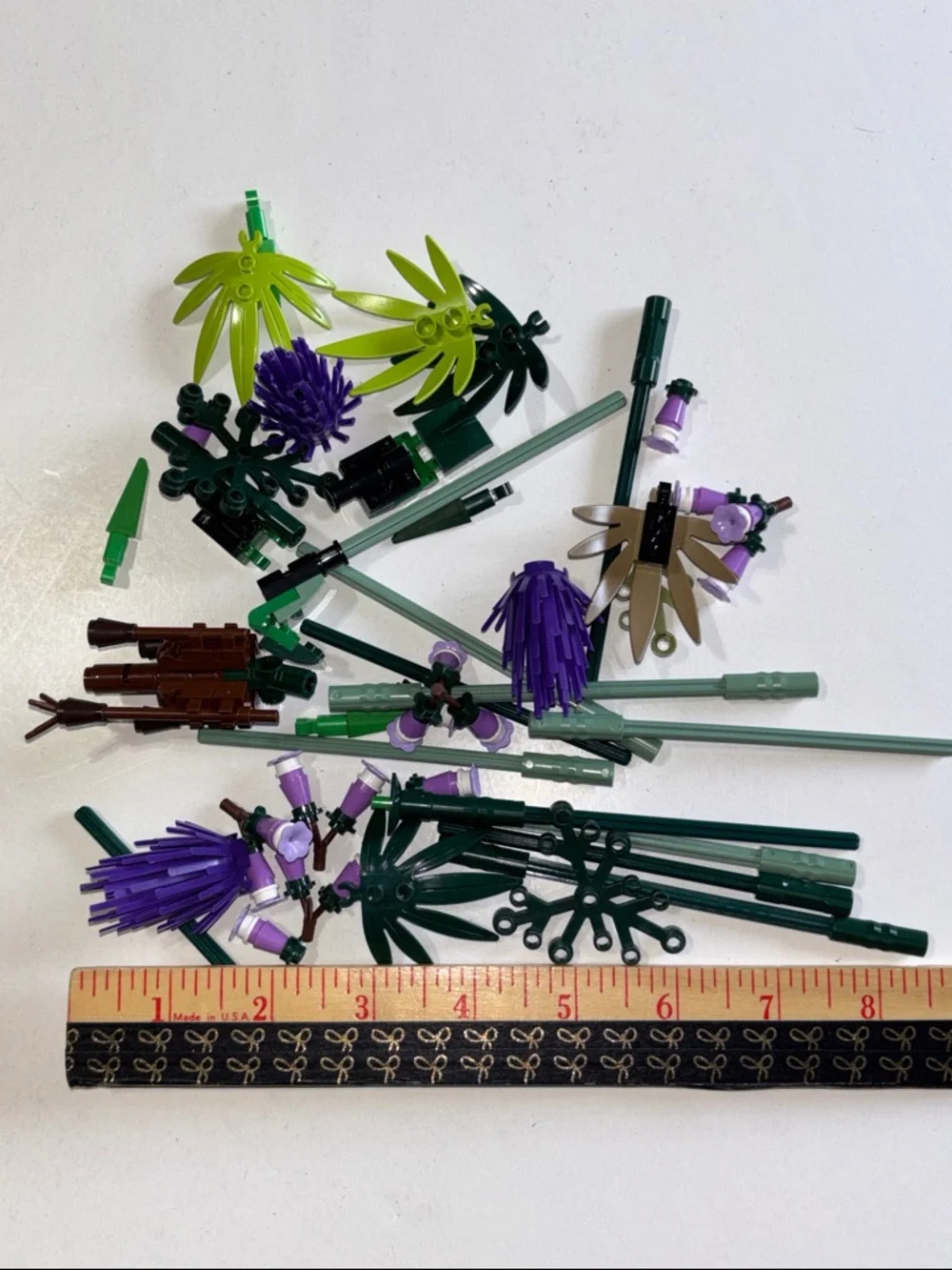 LEGO flowers LEGO Floral Pieces LEGO Plant Bricks Purple Floral Pieces